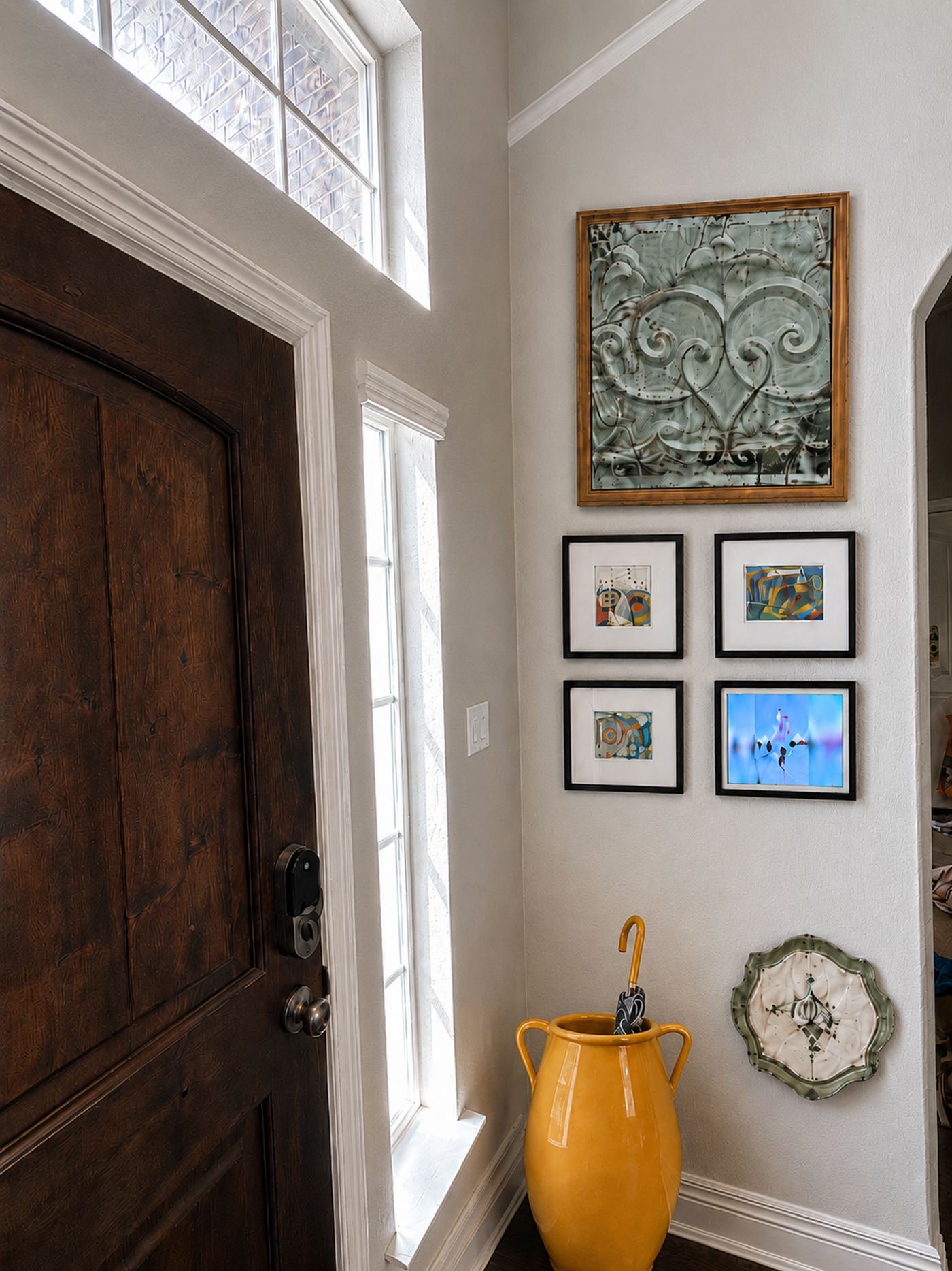Front door gallery wall — Result
