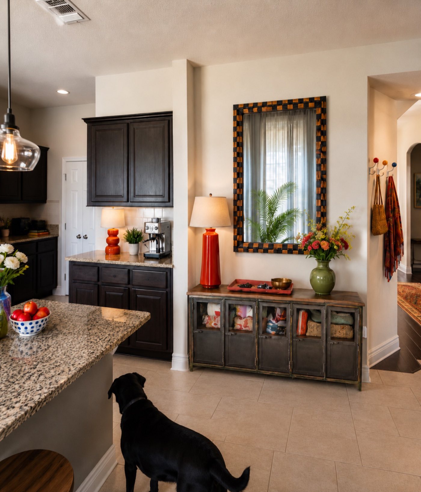 Kitchen transition wall — Result
