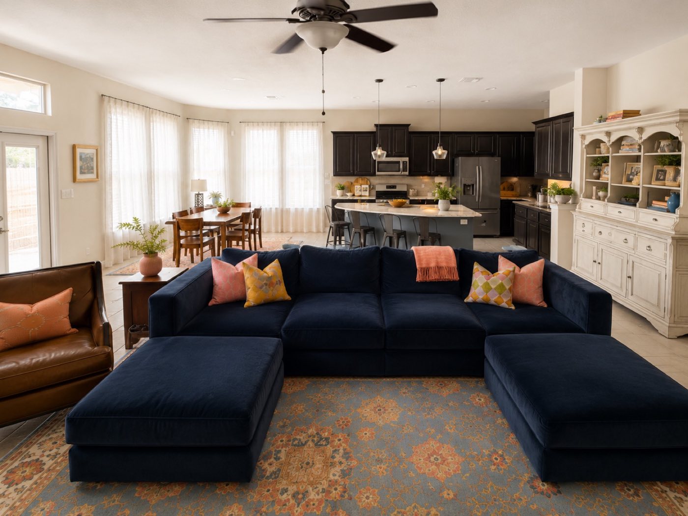 Reverse view toward the kitchen island — Result