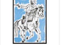 Cowboy Chase Print