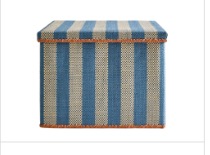 Foldable Striped Basket